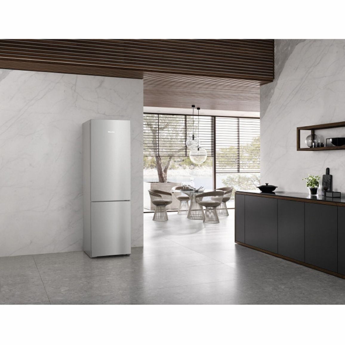 Соло холодильник-морозильник KFN 4395 DD Clean Steel Miele Соло холодильник-морозильник KFN 4395 DD Clean Steel Miele