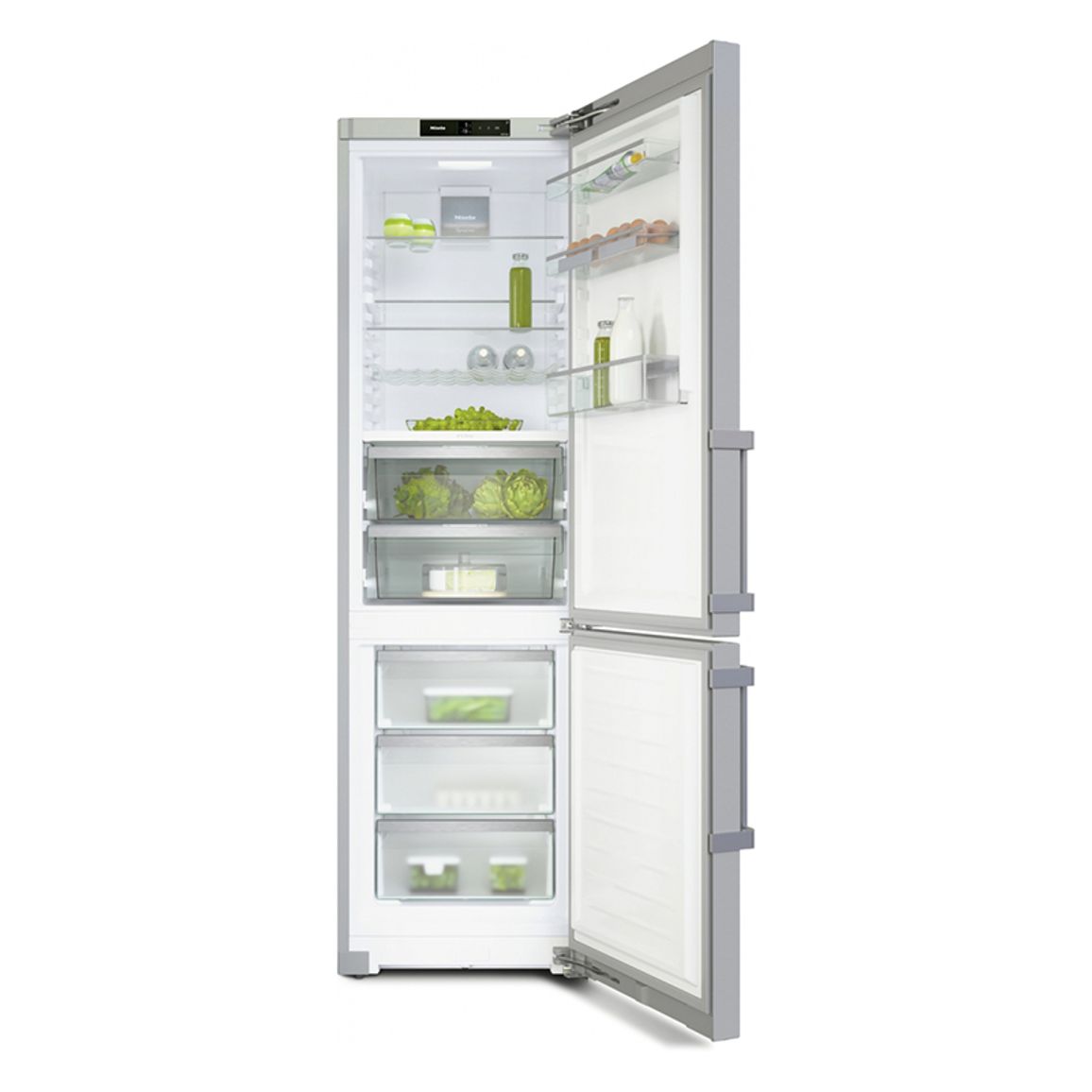 Соло холодильник-морозильник KFN 4797 CD Clean Steel Miele