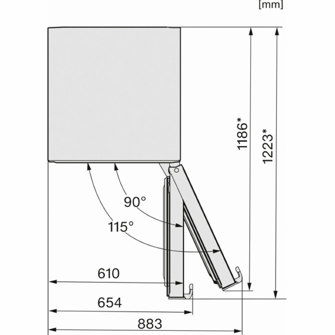 Соло холодильник KS 4783 DD bst Miele Соло холодильник KS 4783 DD bst Miele