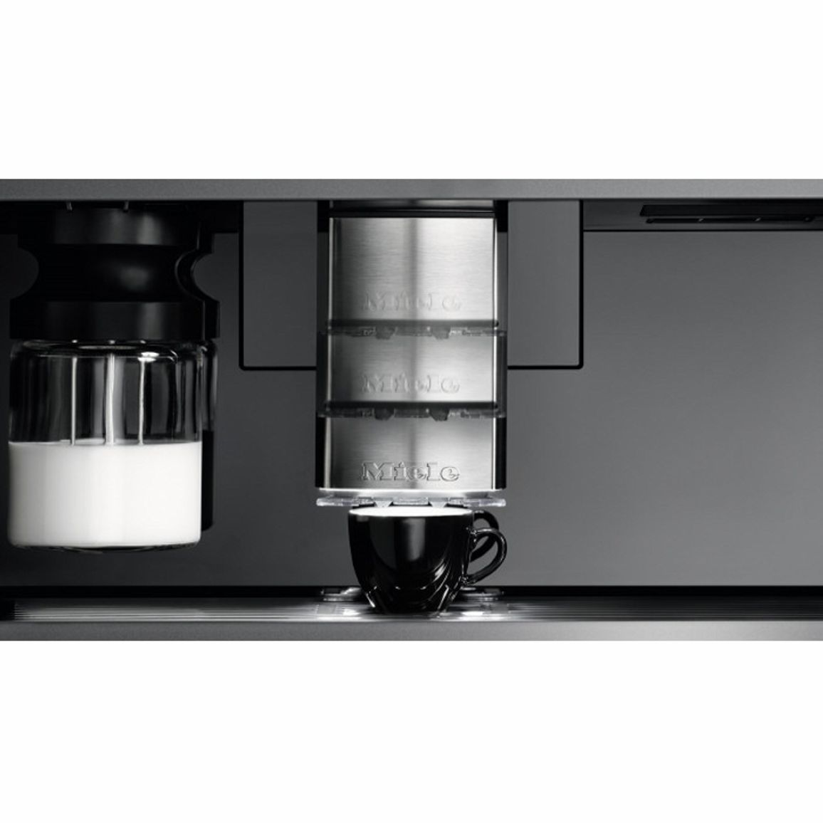 Встраиваемая кофемашина CVA 7845 черный матовый обсидиан Miele Встраиваемая кофемашина CVA 7845 черный матовый обсидиан Miele