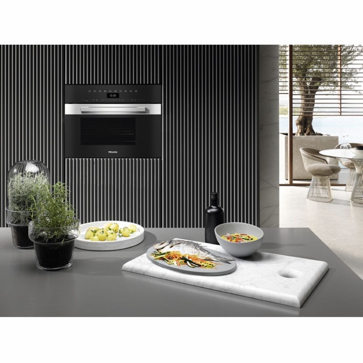 Парова шафа компактна DGM 7440 EDST/CLST Miele Парова шафа компактна DGM 7440 EDST/CLST Miele