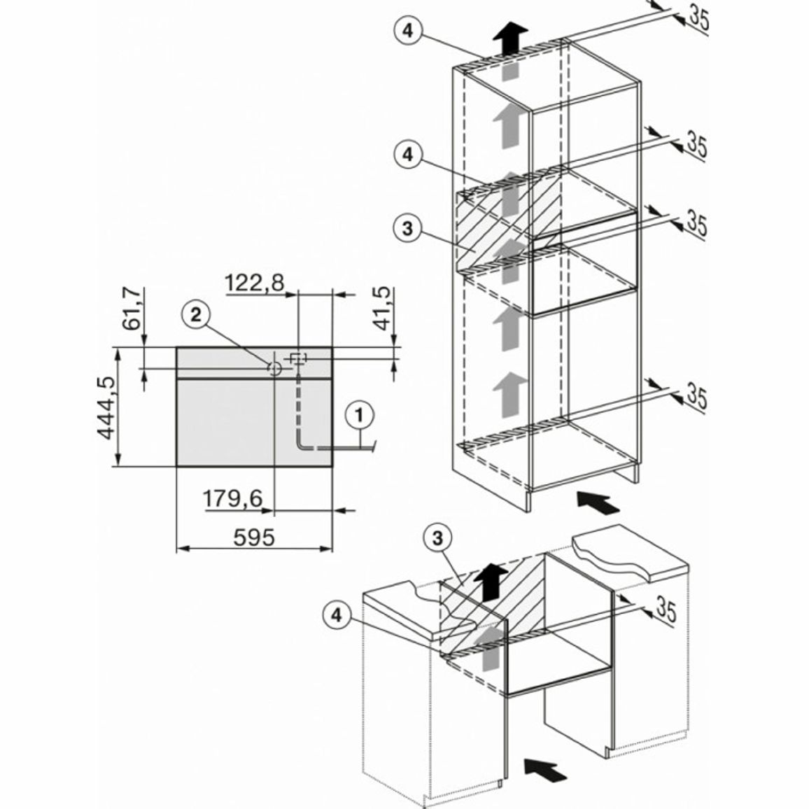 Парова шафа компактна DGM 7440 EDST/CLST Miele Парова шафа компактна DGM 7440 EDST/CLST Miele