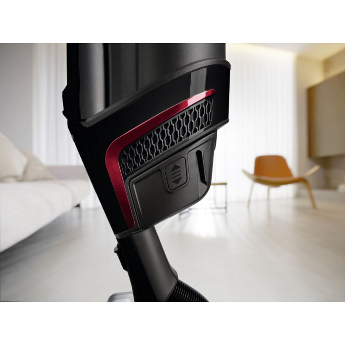 Акумуляторний пилосос SMUL1 05 TRIFLEX HX1 чорний обсидіан/червоний Miele