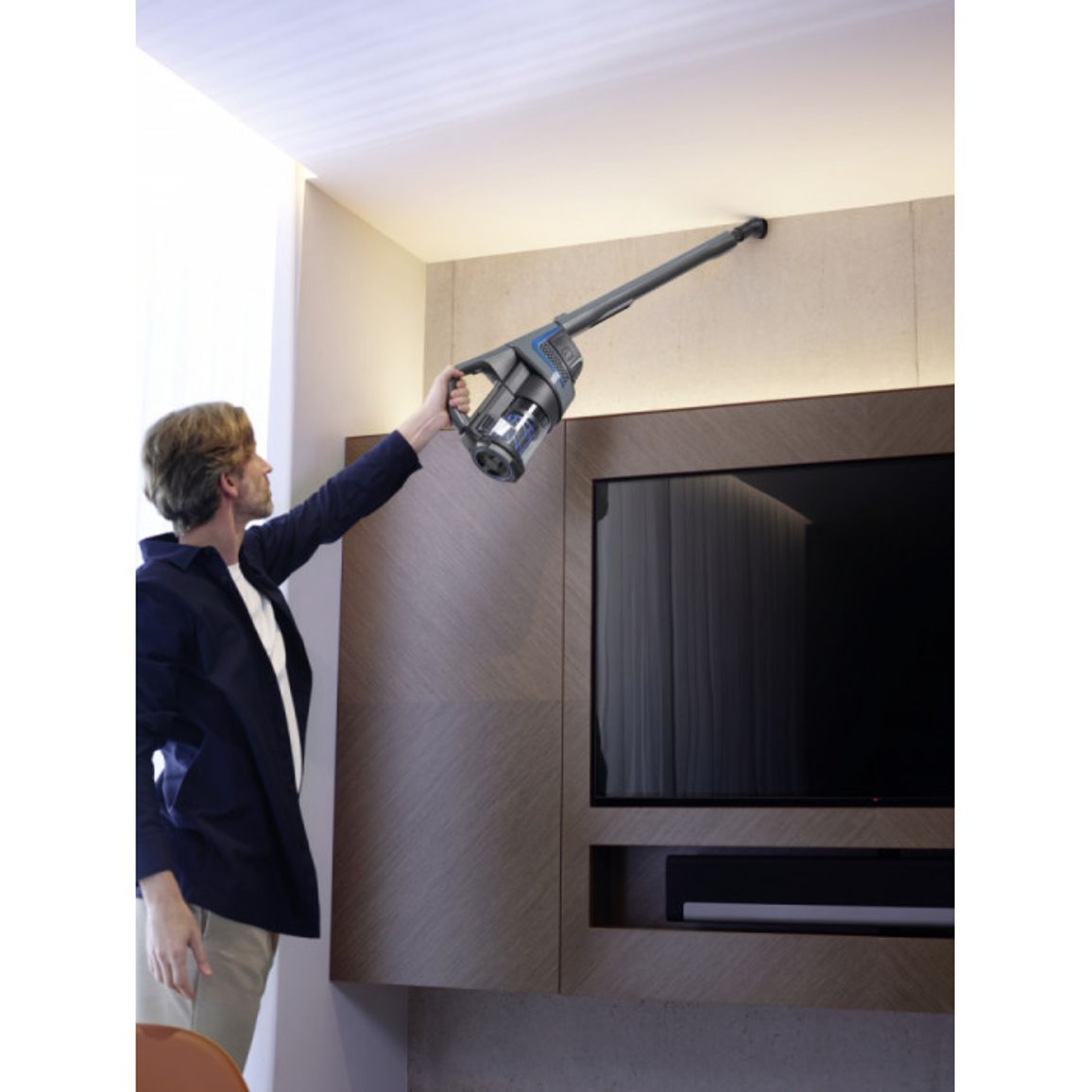 Акумуляторний пилосос SMUL1 13 TRIFLEX HX1 графітово-сірий/голубий Miele