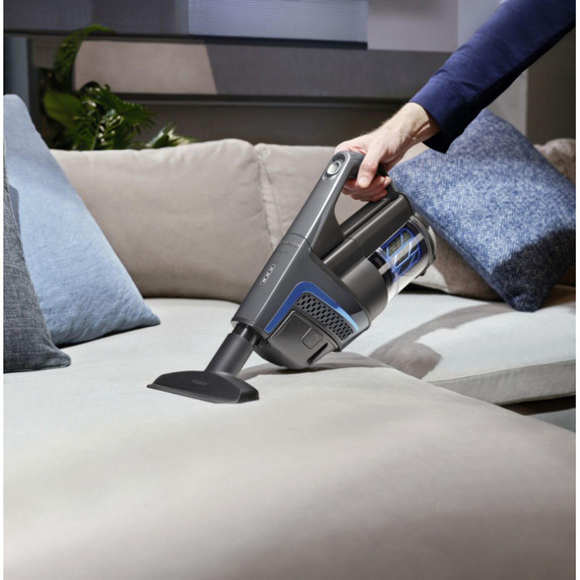 Акумуляторний пилосос SMUL1 13 TRIFLEX HX1 графітово-сірий/голубий Miele