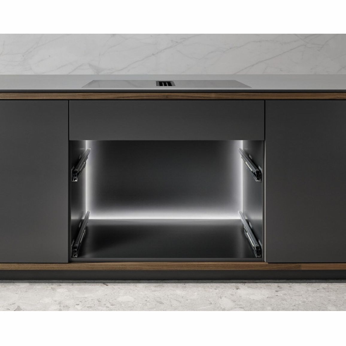 Индукционная варочная поверхность с вытяжкой KMDA 7473 FL-U Silence Miele Индукционная варочная поверхность с вытяжкой KMDA 7473 FL-U Silence Miele