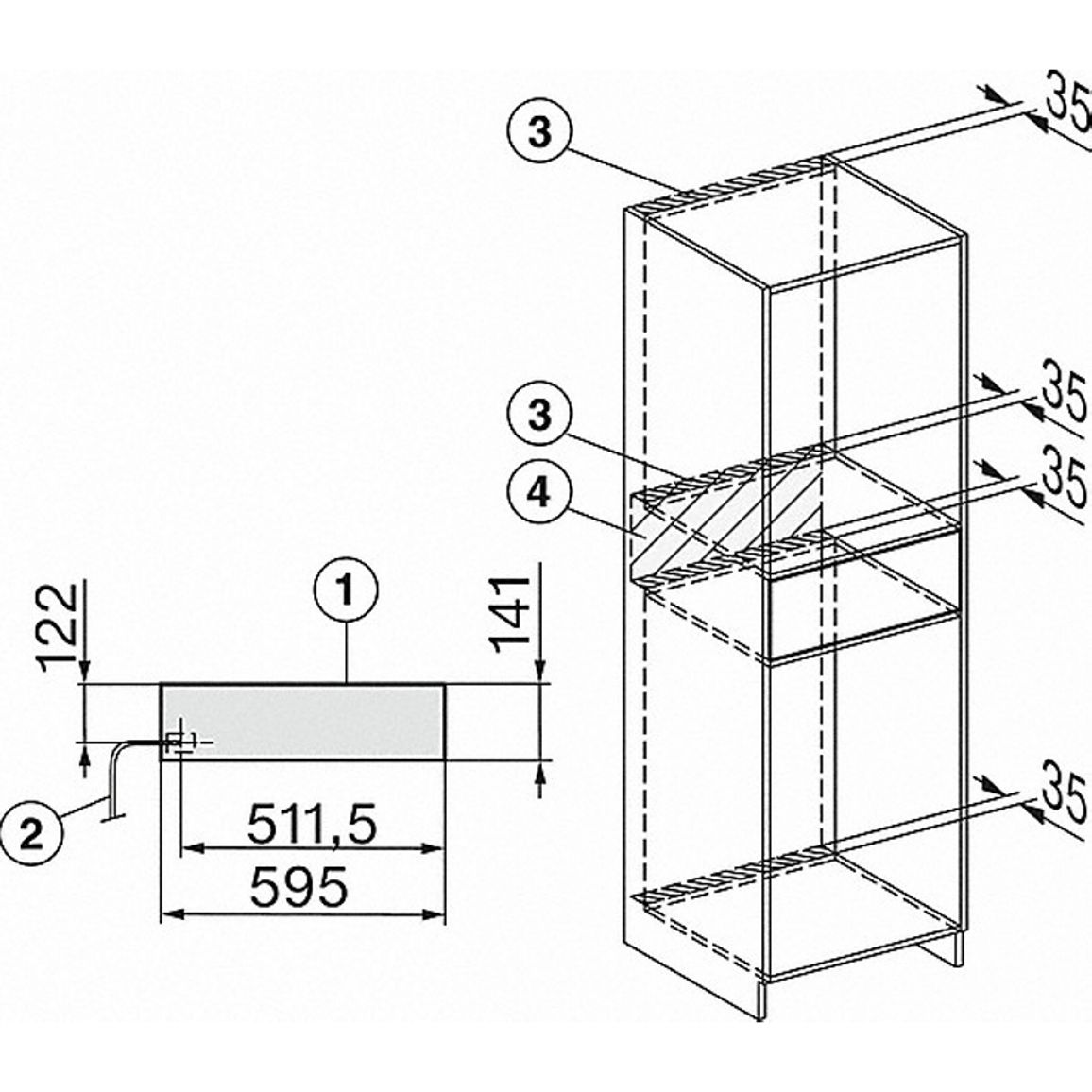 Шафа для підігріву посуду ESW 7010 OBSW/MATT Miele