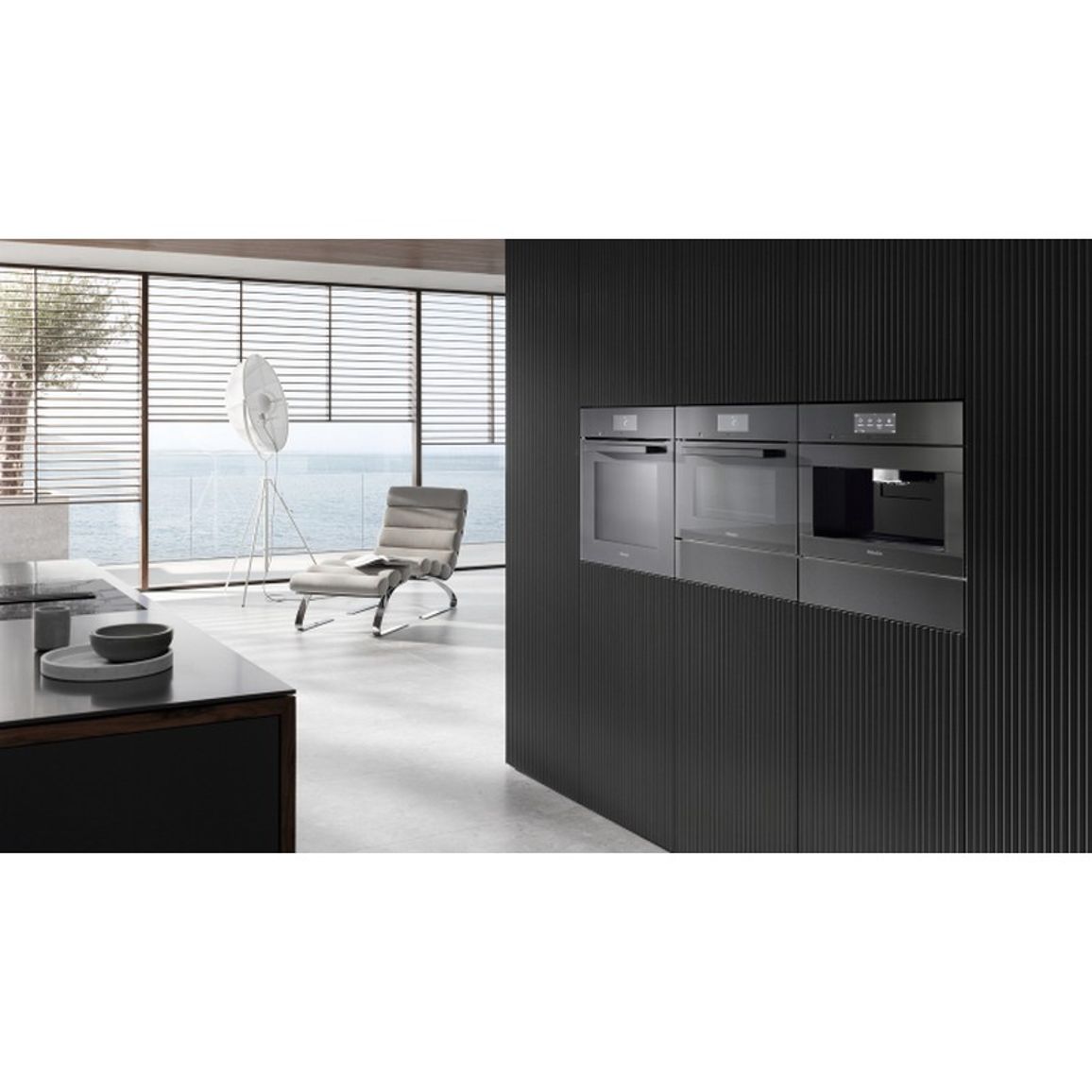 Вакууматор вбудований EVS 7010 чорний обсидіан матовий Miele Вакууматор вбудований EVS 7010 чорний обсидіан матовий Miele