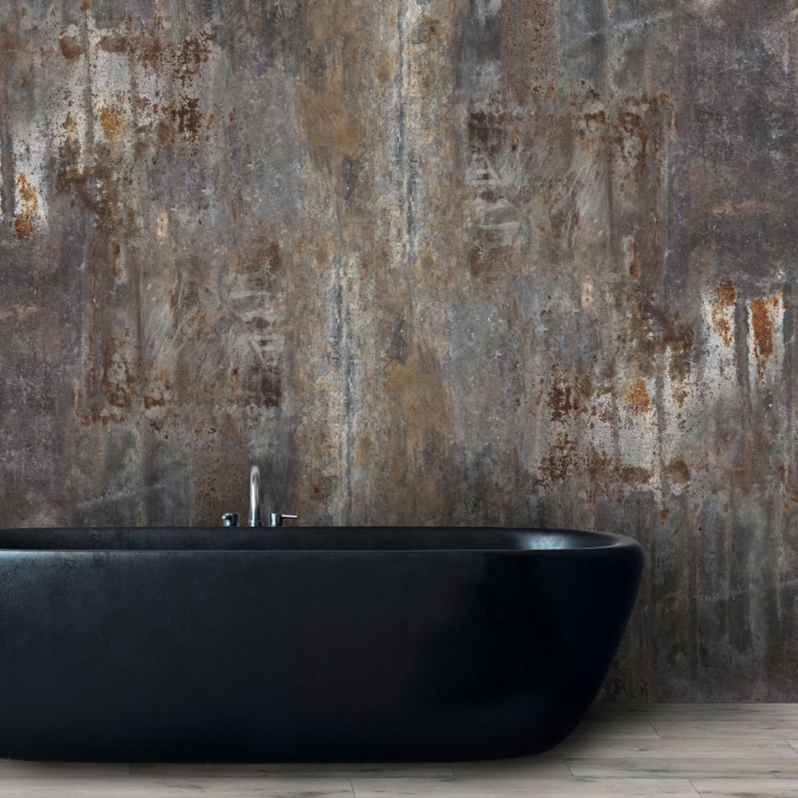 Стеновая панель SPC Rocko Tiles R120 PT Нейтив Стиил 2800х1230х4mm Стеновая панель SPC Rocko Tiles R120 PT Нейтив Стиил 2800х1230х4mm