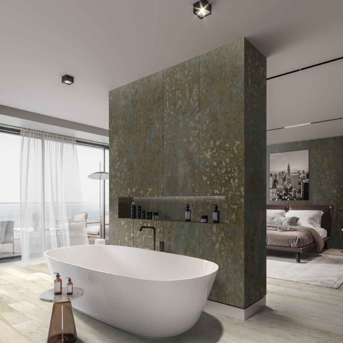 Стінова панель SPC Rocko Tiles R105 PT Коппе Ламера Стінова панель SPC Rocko Tiles R105 PT Коппе Ламера