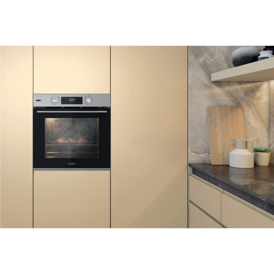 Духовой шкаф OMSK58RU1SX нерж. сталь Whirlpool Духовой шкаф OMSK58RU1SX нерж. сталь Whirlpool