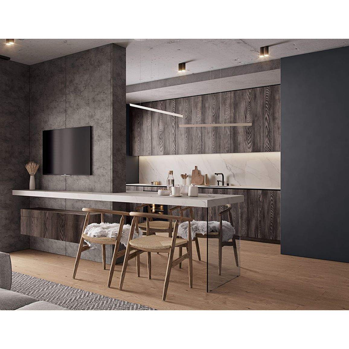 МДФ Kronospan Feelness PET High Gloss 0164 Антрацит HG\ 0164 BS 2800х1220х18мм МДФ Kronospan Feelness PET High Gloss 0164 Антрацит HG\ 0164 BS 2800х1220х18мм