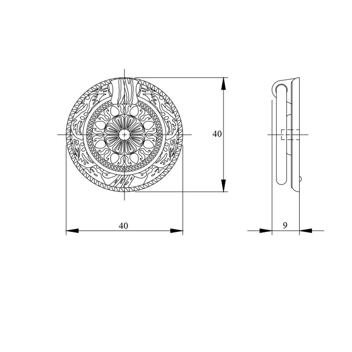 Ручка Marella CL 12238.01.040 сталь Ручка Marella CL 12238.01.040 сталь