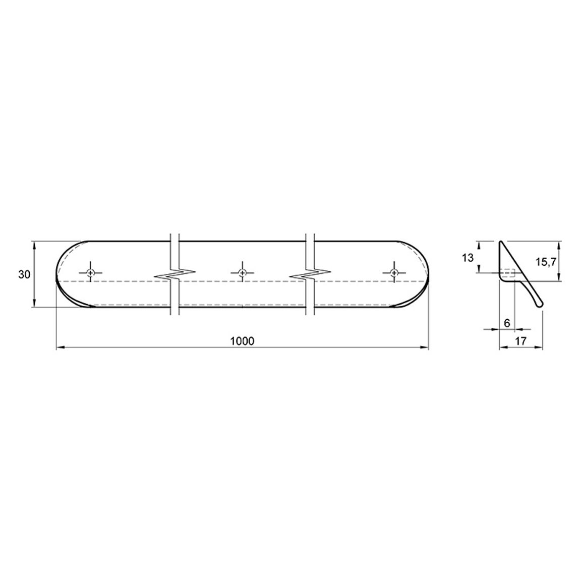 Ручка Ferro Fiori M 0734.1000 золото браш Ручка Ferro Fiori M 0734.1000 золото браш