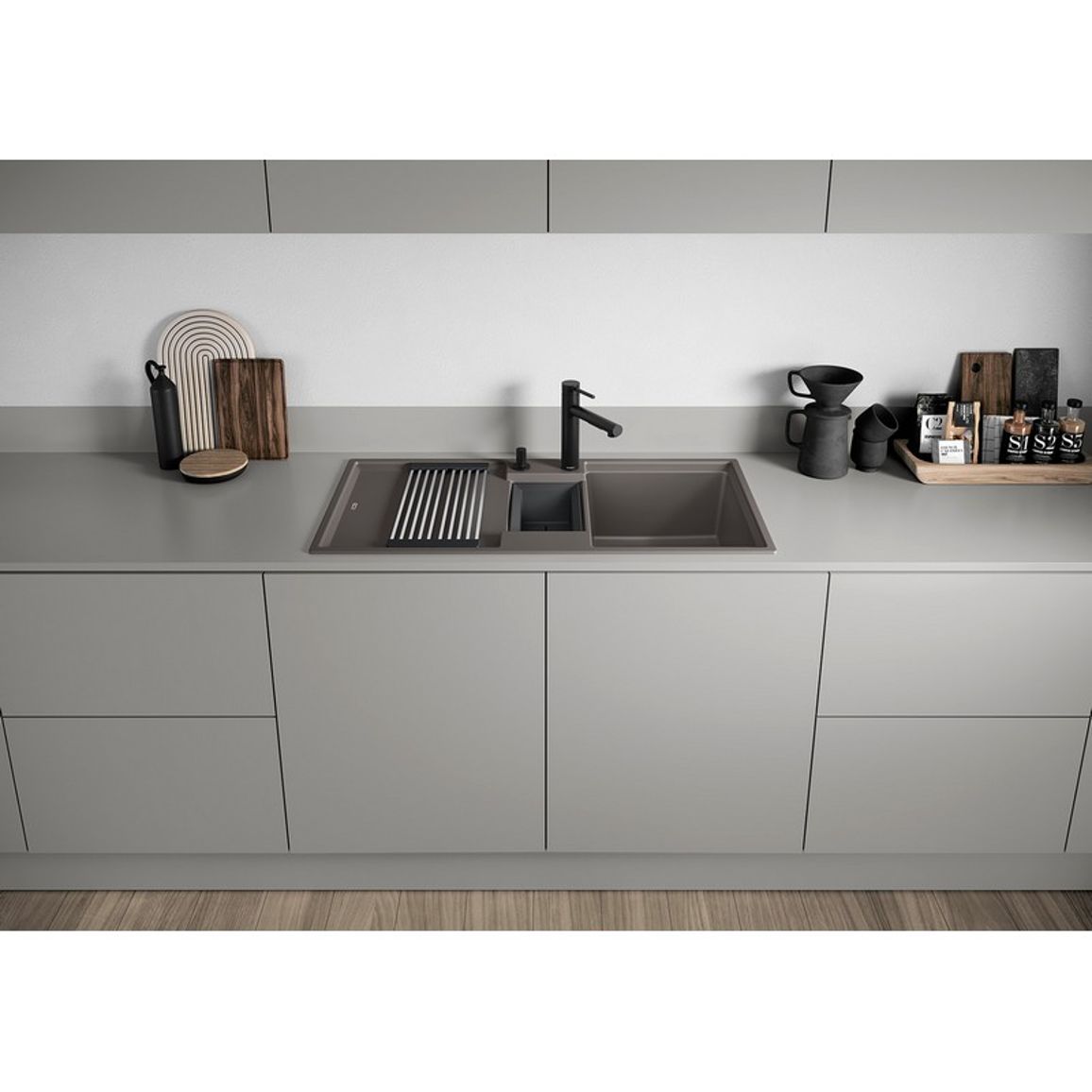 Мийка ADIRA 6S SILGRANIT (врізна) антрацит BLANCO (527602) Мийка ADIRA 6S SILGRANIT (врізна) антрацит BLANCO (527602)