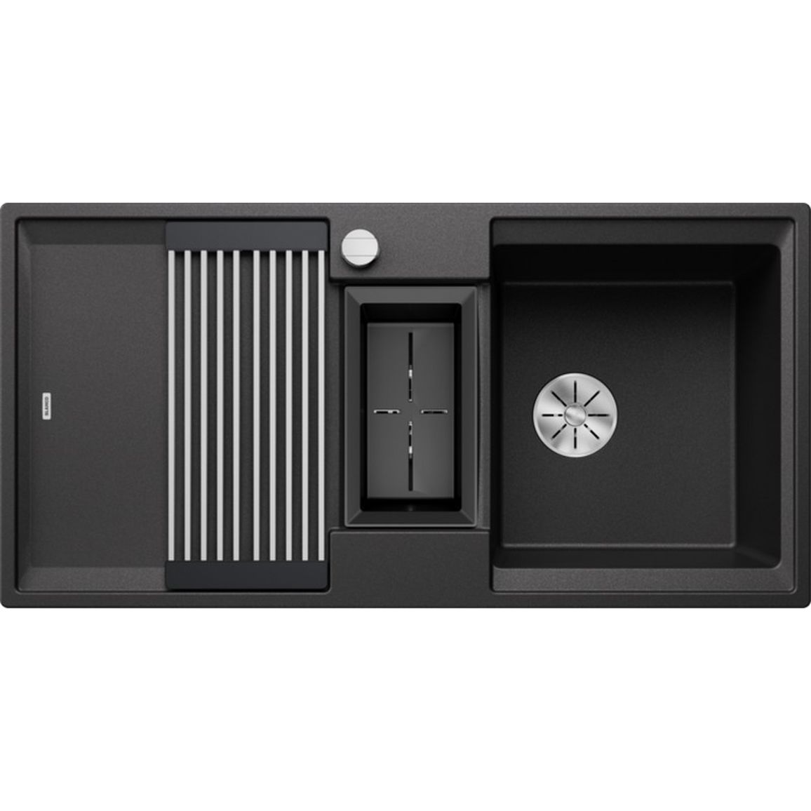 Мийка ADIRA 6S SILGRANIT (врізна) антрацит BLANCO (527602) Мийка ADIRA 6S SILGRANIT (врізна) антрацит BLANCO (527602)