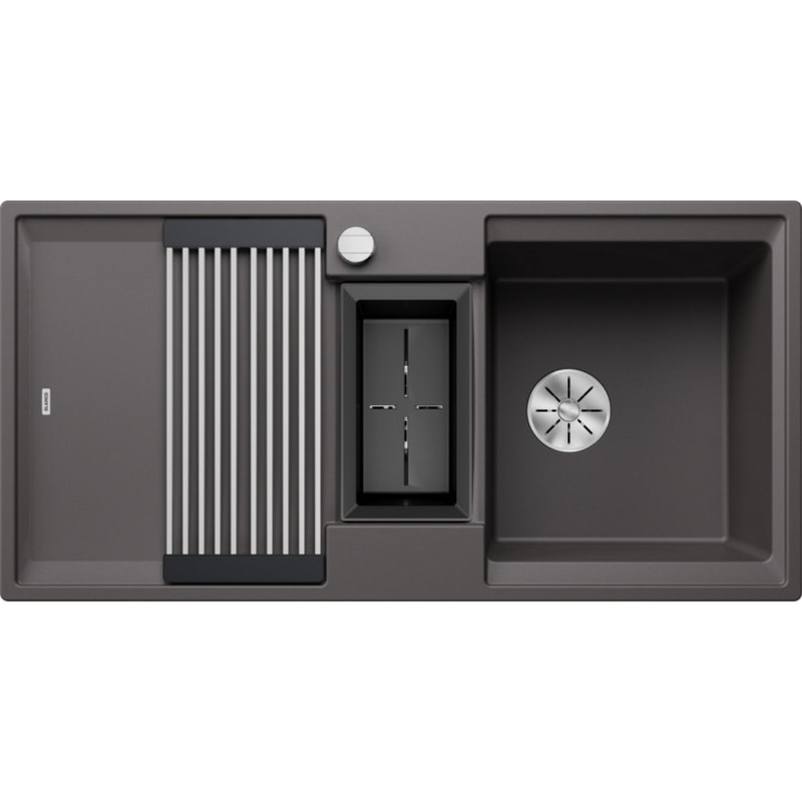 Мийка ADIRA 6S SILGRANIT (врізна) темна скеля BLANCO (527603) Мийка ADIRA 6S SILGRANIT (врізна) темна скеля BLANCO (527603)