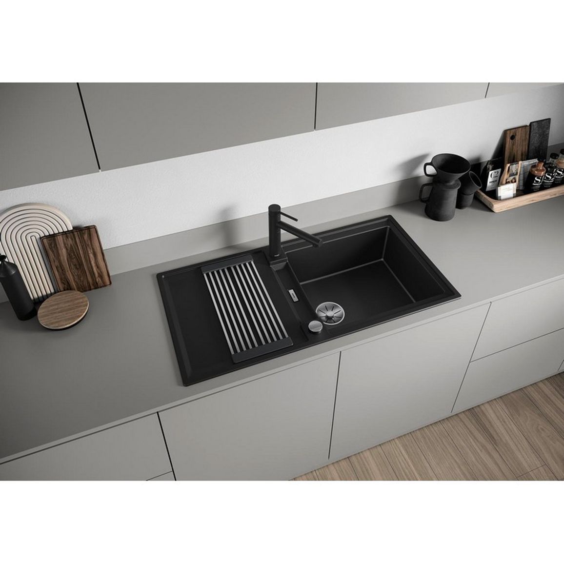 Мийка ADIRA XL 6 S SILGRANIT (врізна) антрацит BLANCO (527618) Мийка ADIRA XL 6 S SILGRANIT (врізна) антрацит BLANCO (527618)