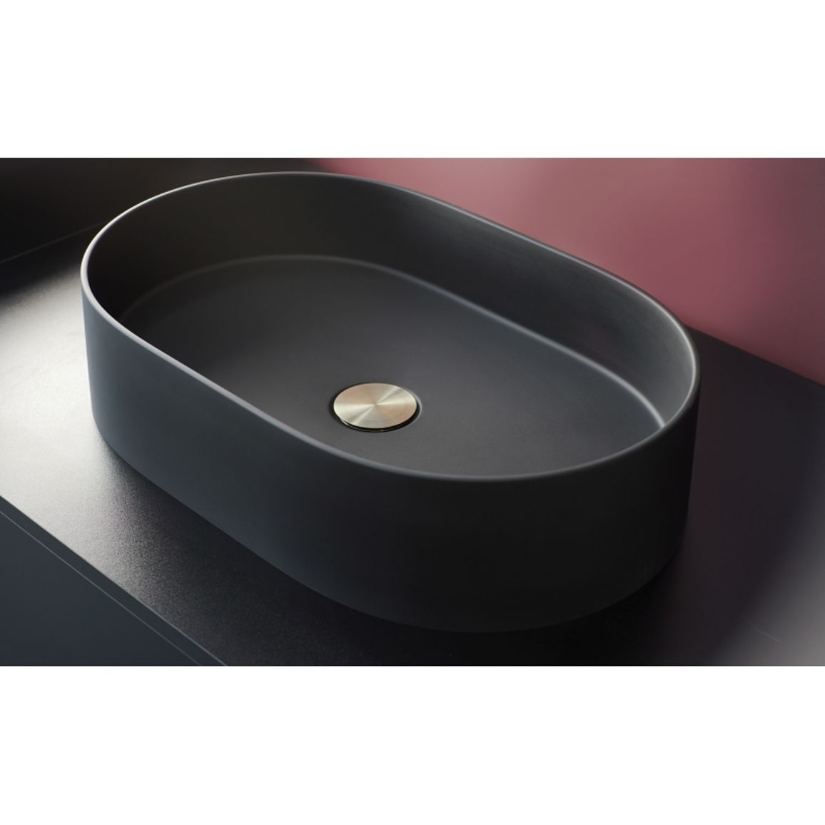 Раковина Silia, граніт, овальна, без крила, 350х550х105мм, чорний матовий Deante (CQS_NU6S) Раковина Silia, граніт, овальна, без крила, 350х550х105мм, чорний матовий Deante (CQS_NU6S)