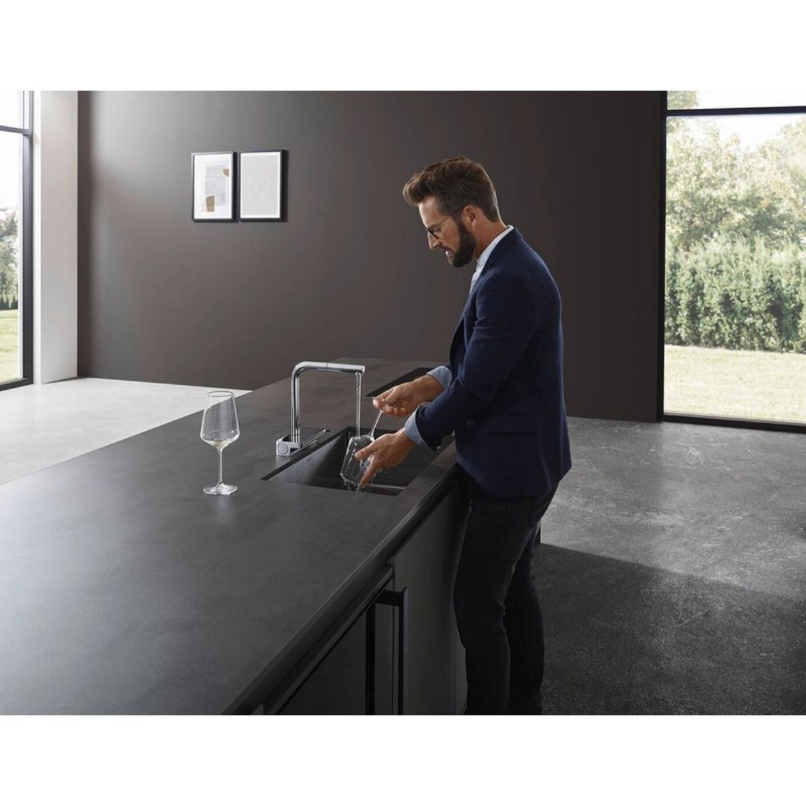 Змішувач для кухні Aquno Select M81 (в/ш) хром Hansgrohe Змішувач для кухні Aquno Select M81 (в/ш) хром Hansgrohe