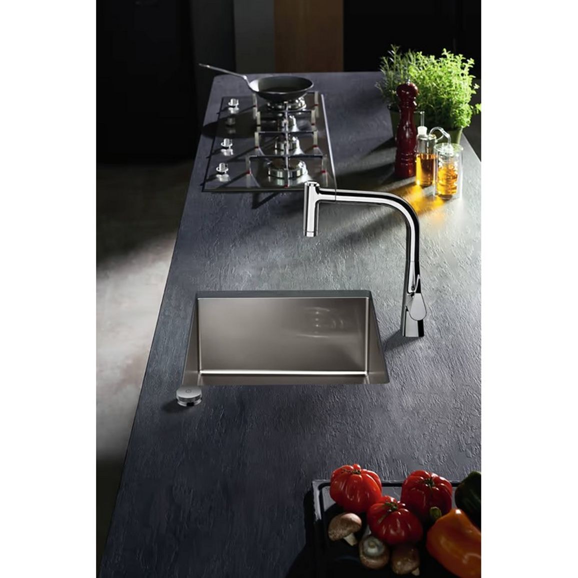 Мийка кухонна нерж.сталь Combi S71 врізна/мпс Hansgrohe Мийка кухонна нерж.сталь Combi S71 врізна/мпс Hansgrohe