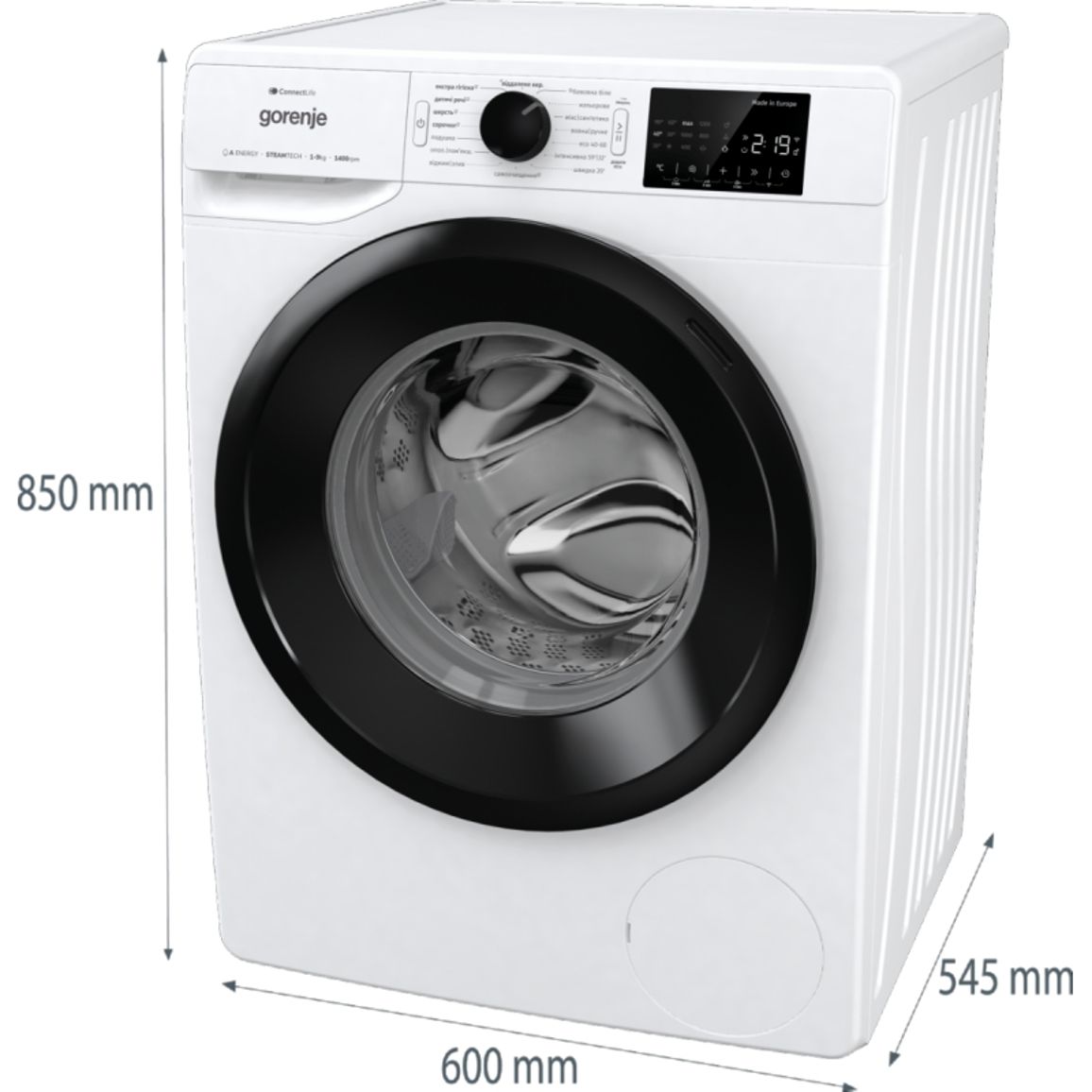 Стиральная машина WPNEI94A1SWIFI Gorenje Стиральная машина WPNEI94A1SWIFI Gorenje