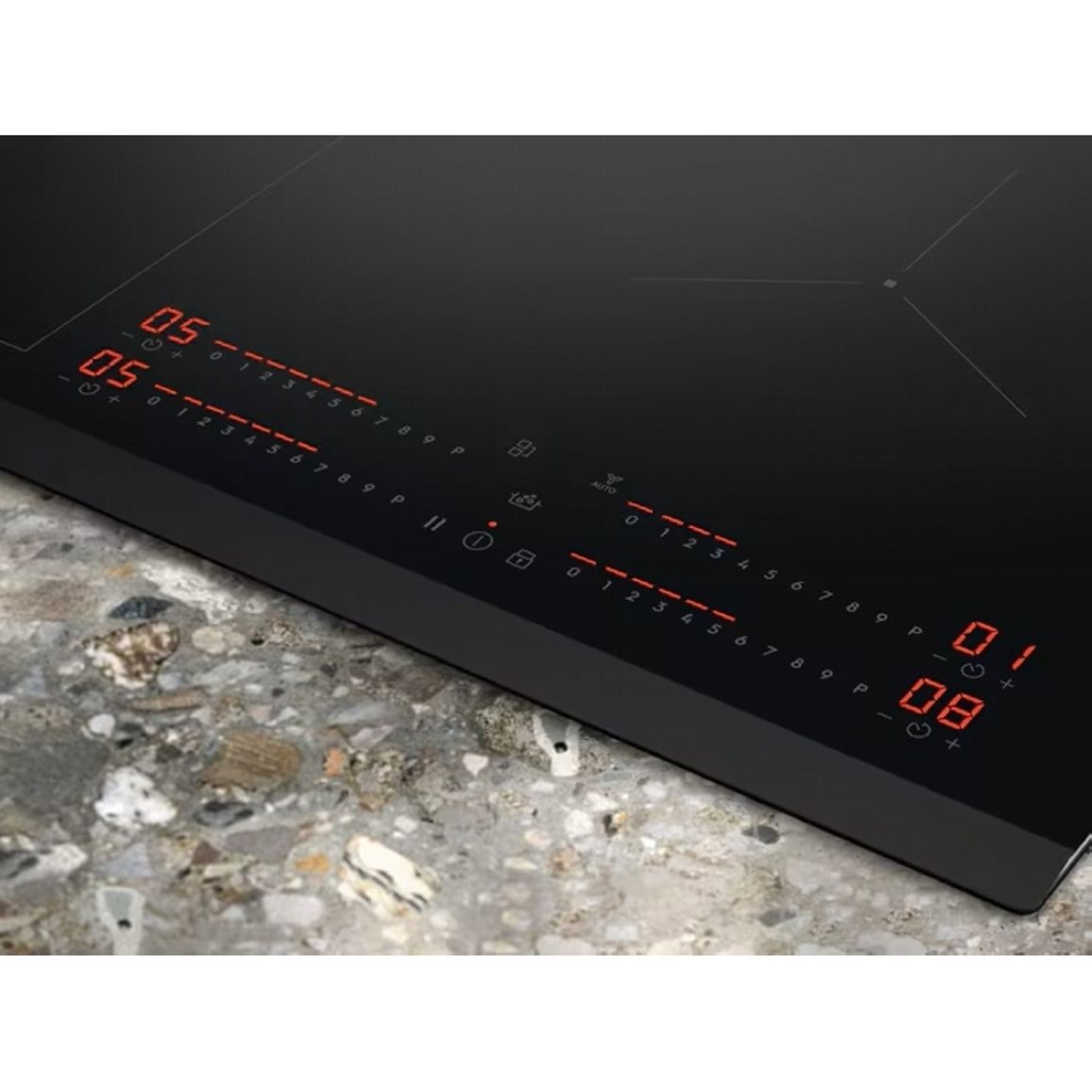 Варочная поверхность индукционная EIV64453 (60см) Hob2Hood черный Electrolux Варочная поверхность индукционная EIV64453 (60см) Hob2Hood черный Electrolux