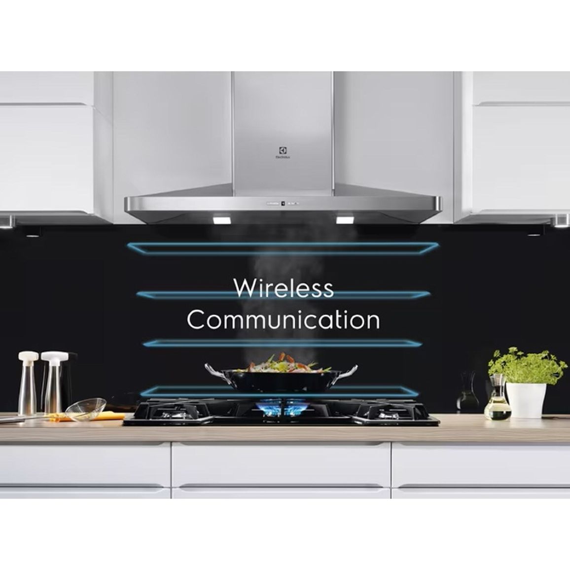Варочная поверхность индукционная EIV64453 (60см) Hob2Hood черный Electrolux Варочная поверхность индукционная EIV64453 (60см) Hob2Hood черный Electrolux