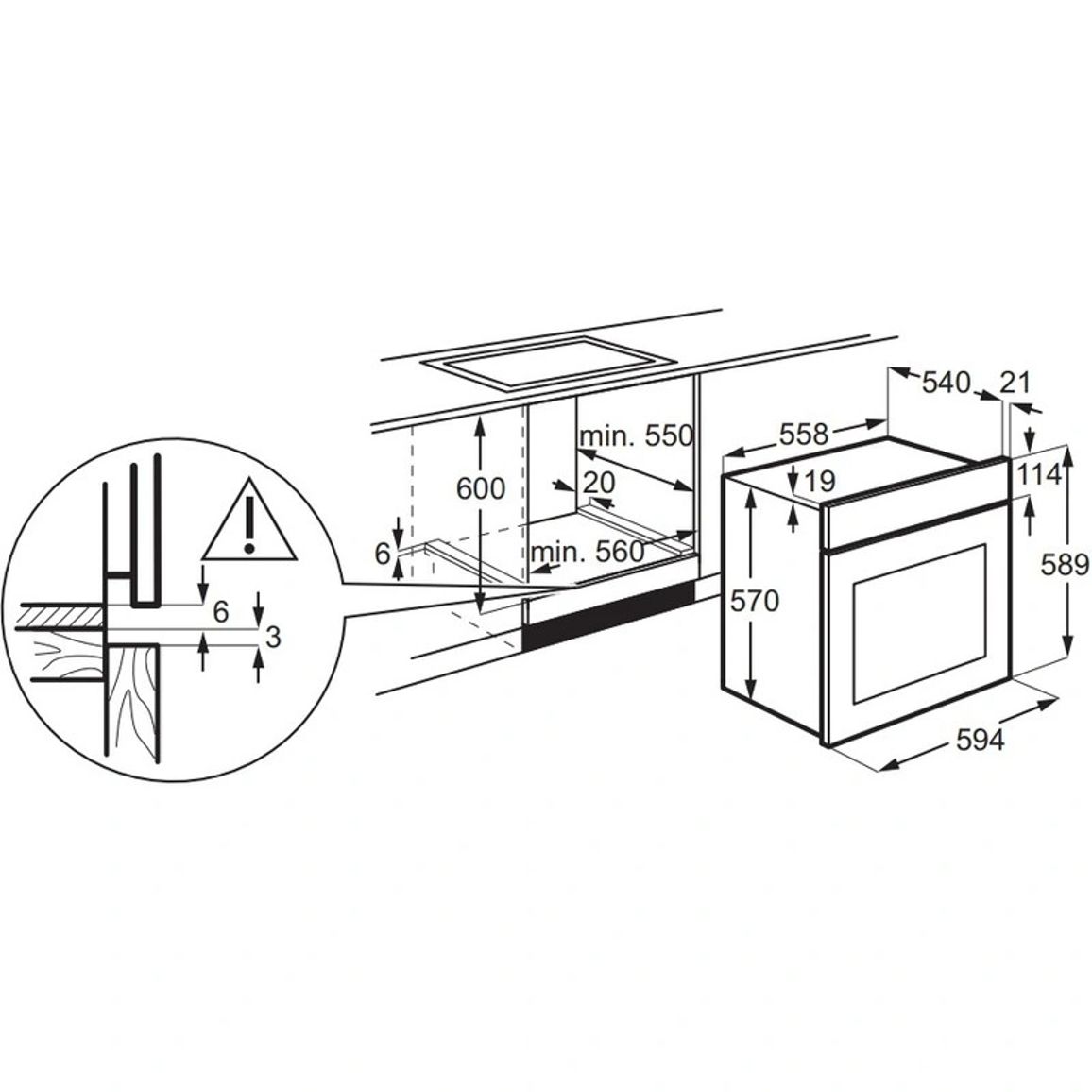 Духова шафа електрична EOF3H40BK Electrolux Духова шафа електрична EOF3H40BK Electrolux
