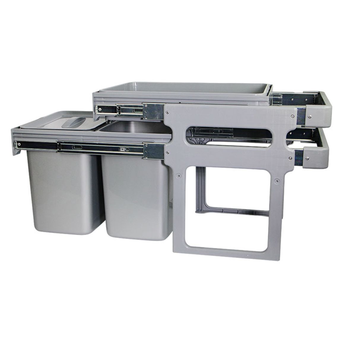 Мусорница Scorpio 2x16л серая Muller Мусорница Scorpio 2x16л серая Muller