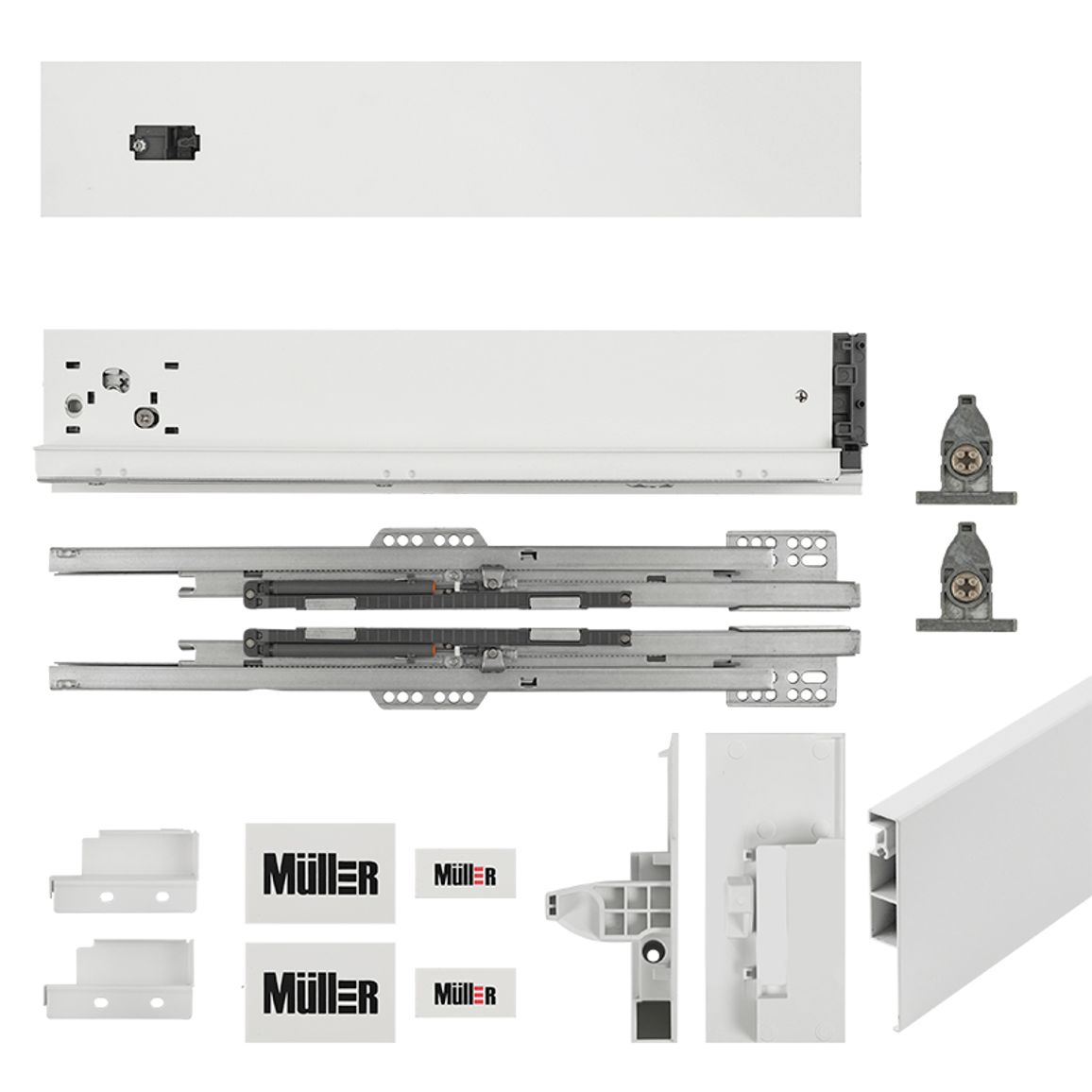 Комплект для внутреннего ящика Muller Box profi line 3D L=550 Н=95 белый