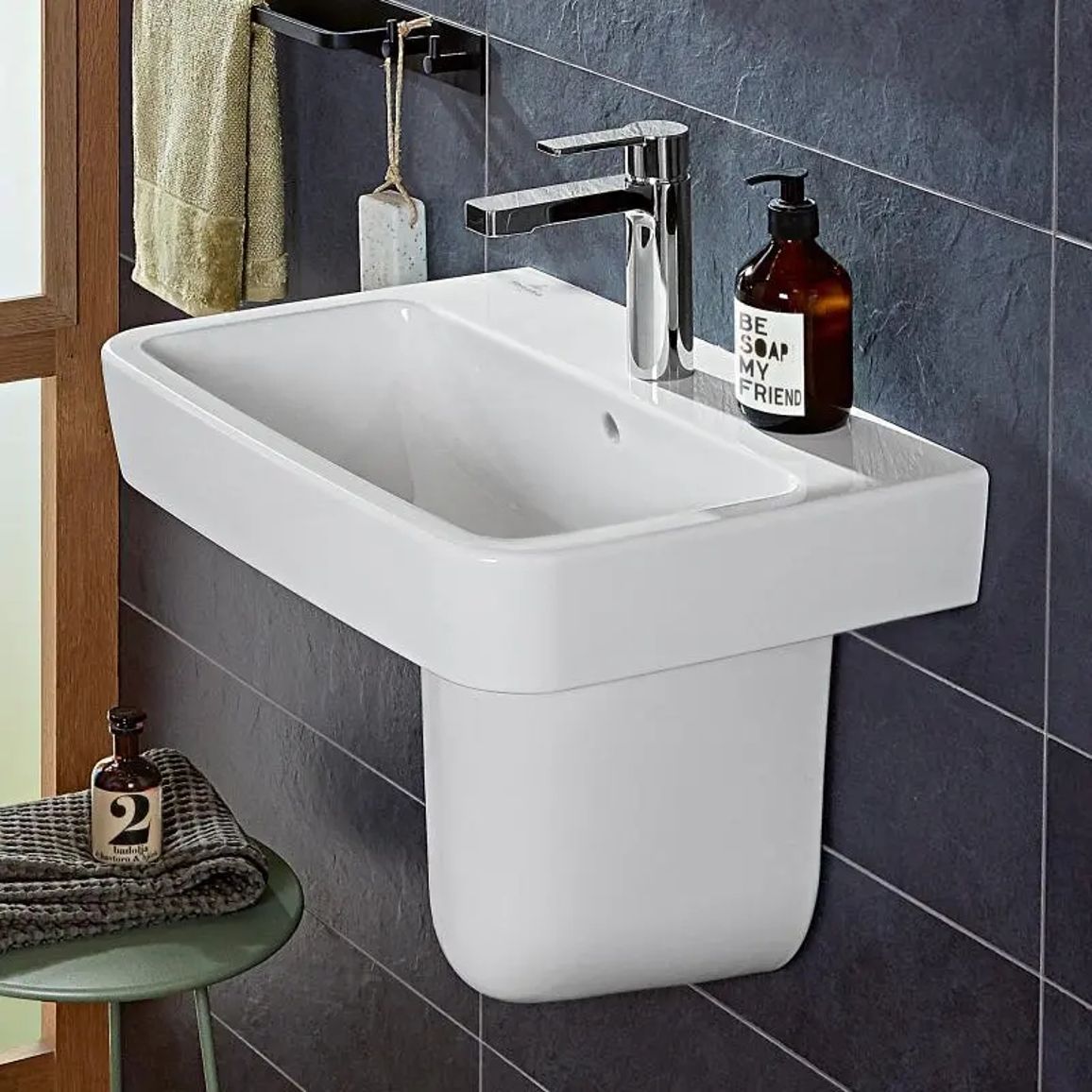 Умивальник підвісний O. Novo 55x46, білий Villeroy & Boch (4A415501) Умивальник підвісний O. Novo 55x46, білий Villeroy & Boch (4A415501)