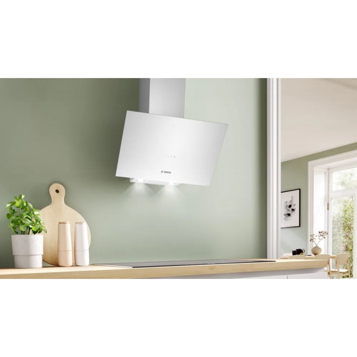 Настенная вытяжка белая DWK64PJ20T Bosch