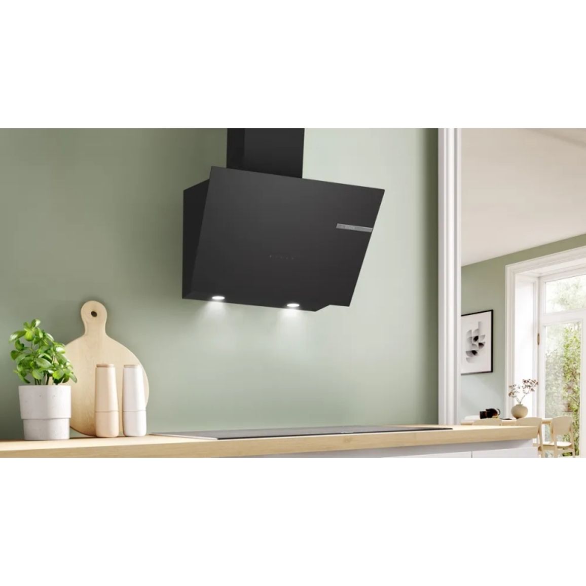 Настенная вытяжка черная DWK66PJ60T Bosch Настенная вытяжка черная DWK66PJ60T Bosch