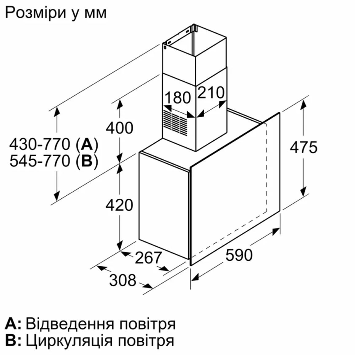 Настенная вытяжка белая DWF65AJ20T Bosch Настенная вытяжка белая DWF65AJ20T Bosch