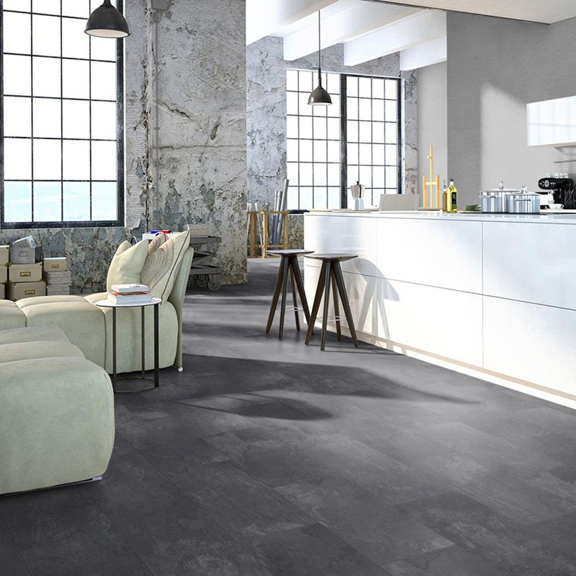 Ламинат Classen Visiogrande 25715 Масляный Сланец AQUA 32/AC4 (уп. = 2,367 м.кв.)