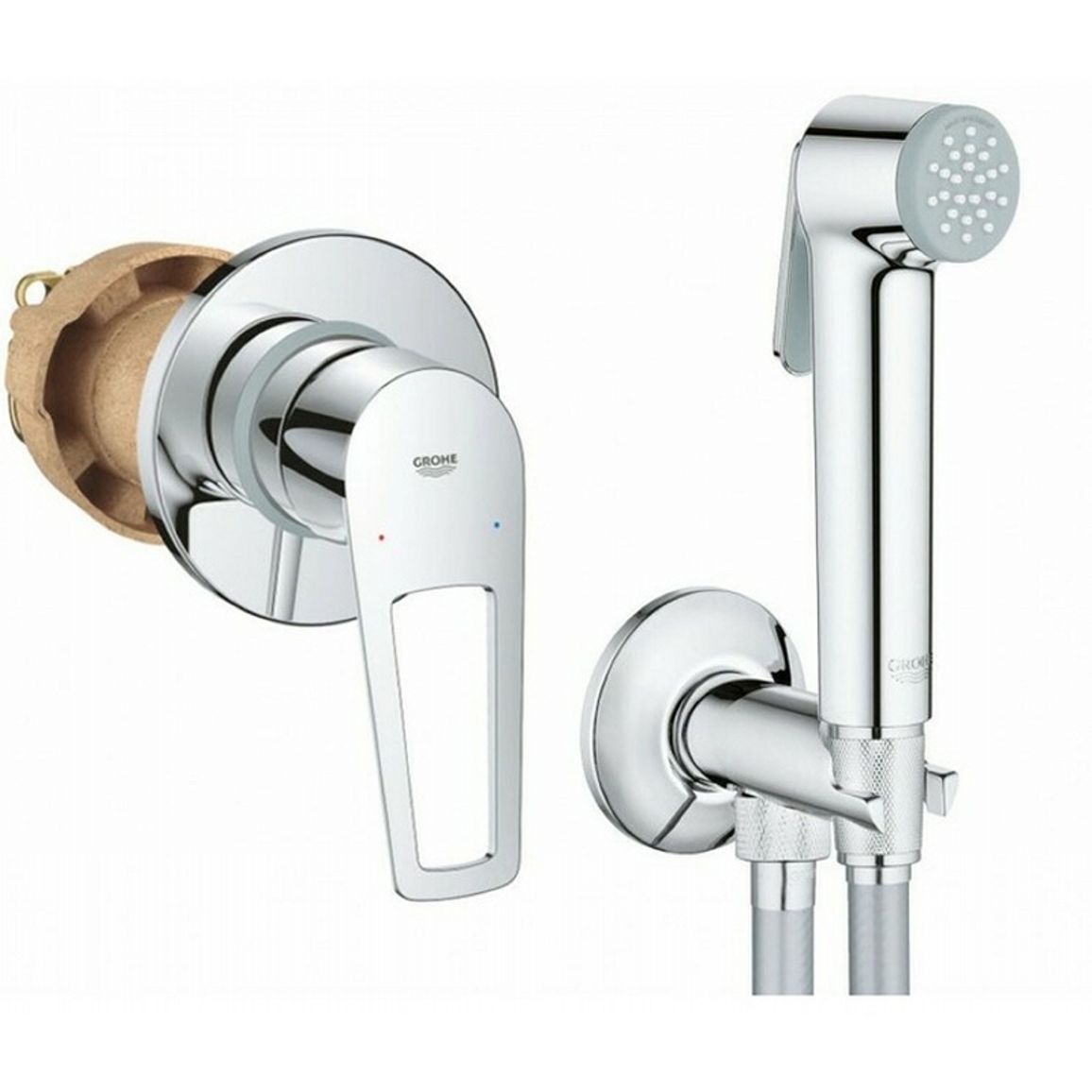 Комплект для гигиенического душа Tempesta-F Trigger Spray, хром Grohe (26358000) Комплект для гигиенического душа Tempesta-F Trigger Spray, хром Grohe (26358000)