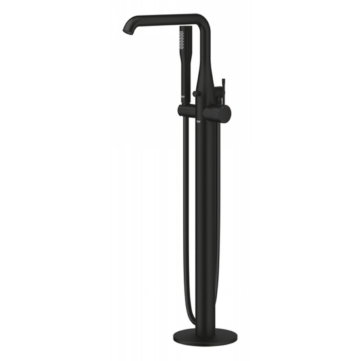 Смеситель для ванны Essence, напольный монтаж, черный матовый Grohe (25248KF1) Смеситель для ванны Essence, напольный монтаж, черный матовый Grohe (25248KF1)