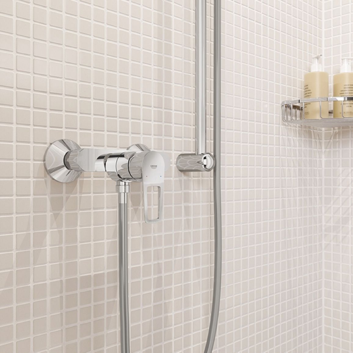 Смеситель для душа BauLoop New, хром Grohe (23634001) Смеситель для душа BauLoop New, хром Grohe (23634001)