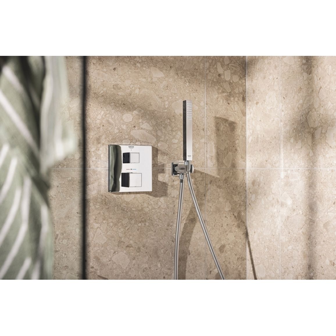 Душевая система скрытого монтажа Grohtherm Cube, хром Grohe (34868000)