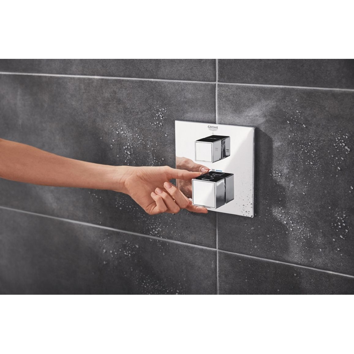 Душевая система скрытого монтажа Grohtherm Cube, хром Grohe (34868000)