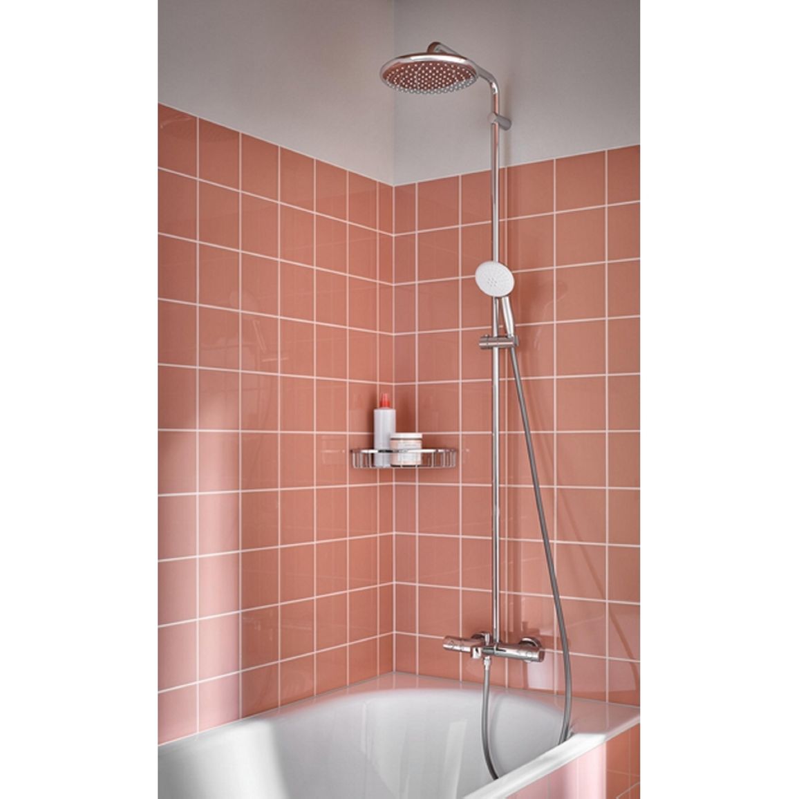 Душевая система с термостатом Tempesta 250 shower system THM bath 9,5l, хром Grohe (26672001) Душевая система с термостатом Tempesta 250 shower system THM bath 9,5l, хром Grohe (26672001)