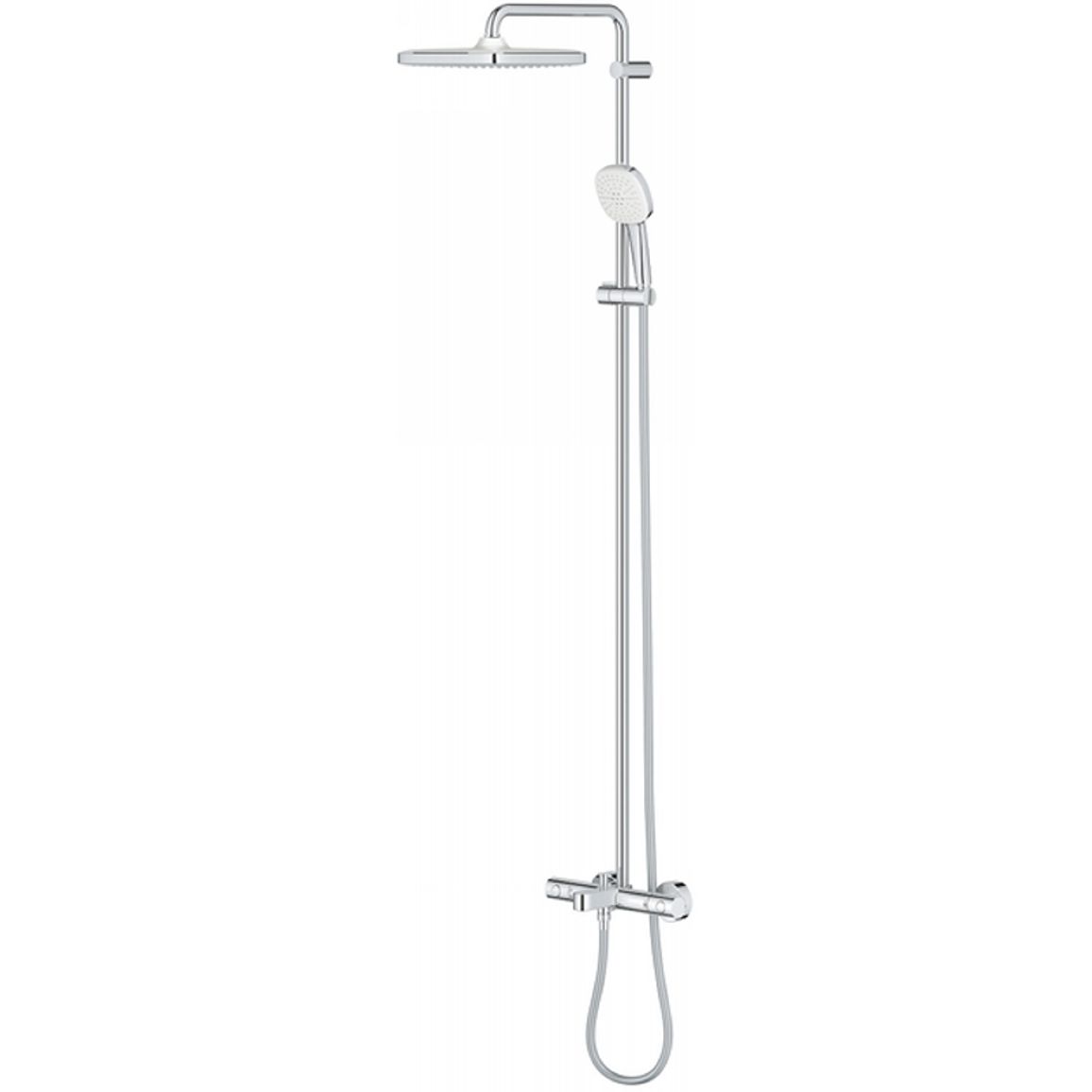 Душевая система с термостатом Tempesta Cube 250, хром Grohe (26691001) Душевая система с термостатом Tempesta Cube 250, хром Grohe (26691001)