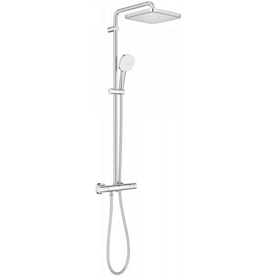 Душевая система Tempesta System 250 Cube с термостатом для настенного монтажа, хром Grohe (26689001) Душевая система Tempesta System 250 Cube с термостатом для настенного монтажа, хром Grohe (26689001)