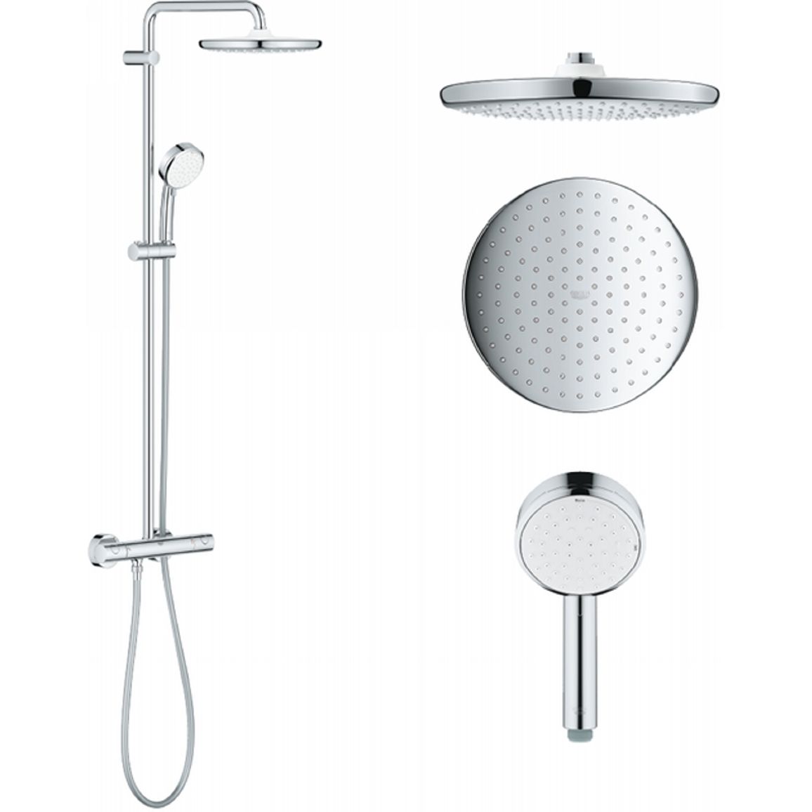 Душевая система New Tempesta Cosmopolitan 250, хром Grohe (26670000) Душевая система New Tempesta Cosmopolitan 250, хром Grohe (26670000)
