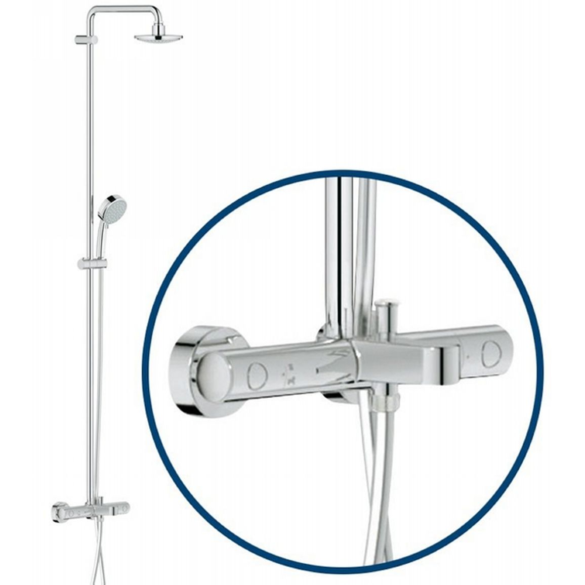 Душевая система New Tempesta Cosmopolitan 210, хром Grohe (26223001) Душевая система New Tempesta Cosmopolitan 210, хром Grohe (26223001)