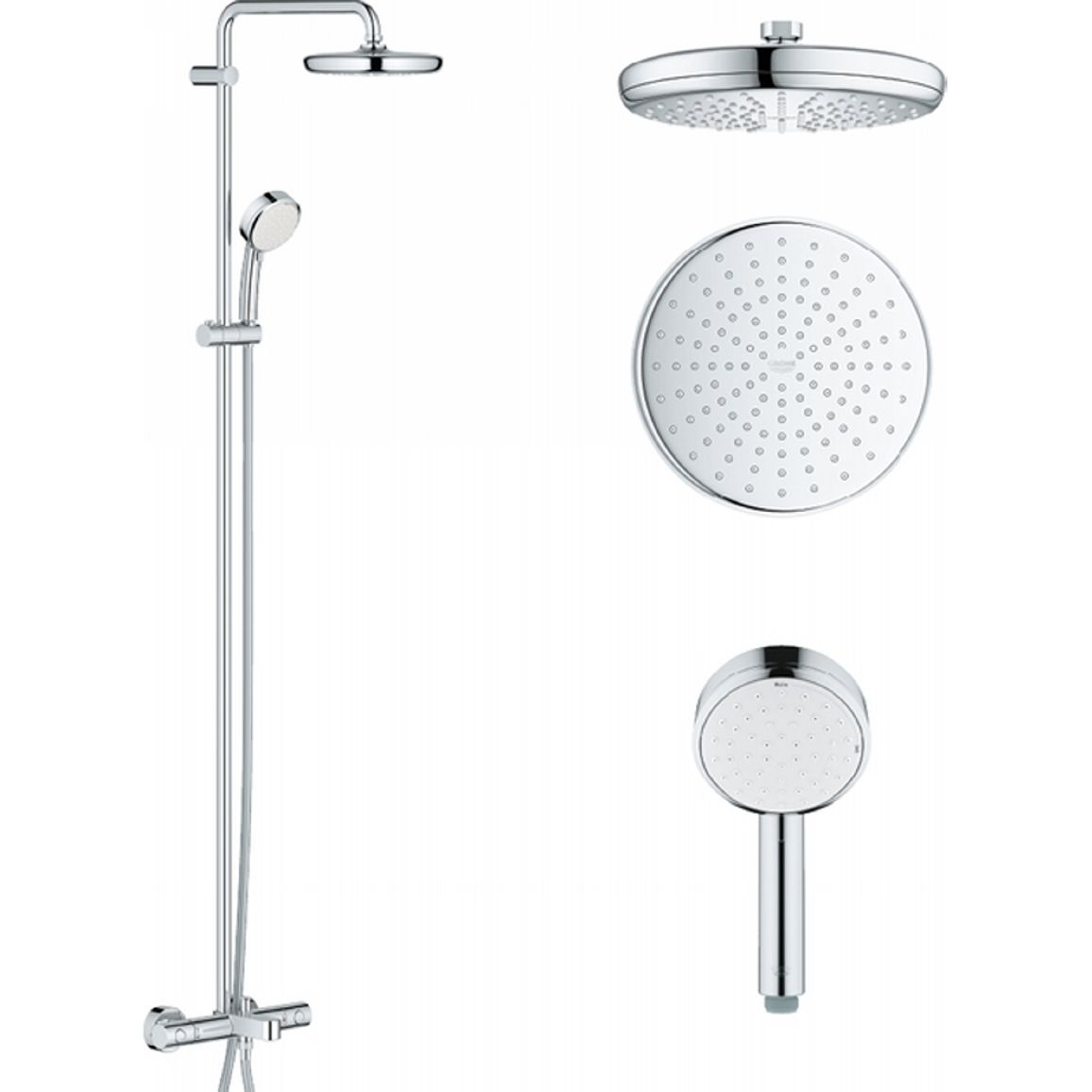 Душевая система New Tempesta Cosmopolitan 210, хром Grohe (26223001) Душевая система New Tempesta Cosmopolitan 210, хром Grohe (26223001)