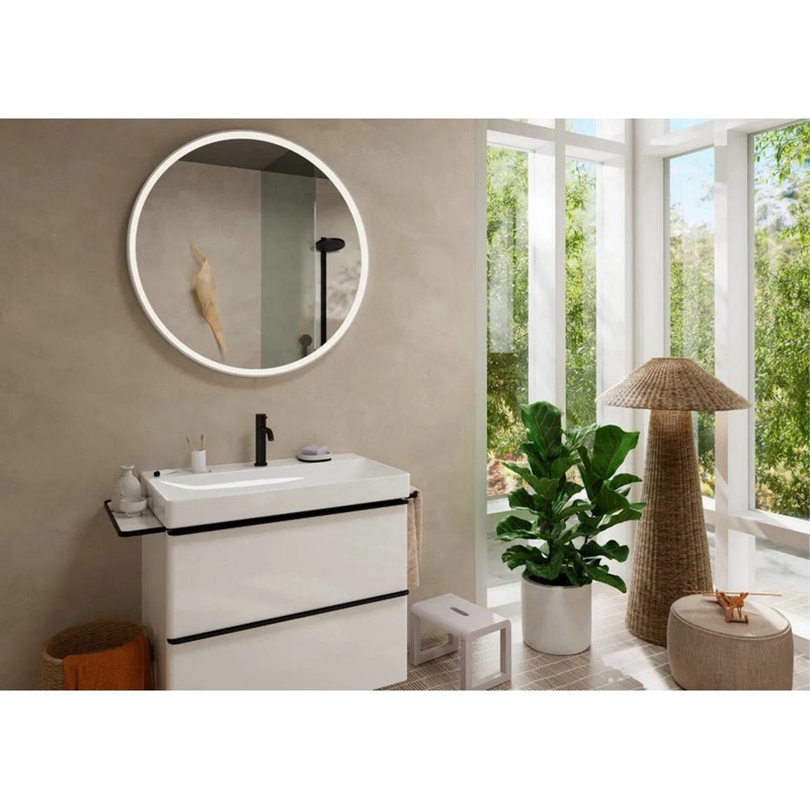 Смеситель Tecturis S 110 CoolStart для умывальника Chrome Hansgrohe (73314000)