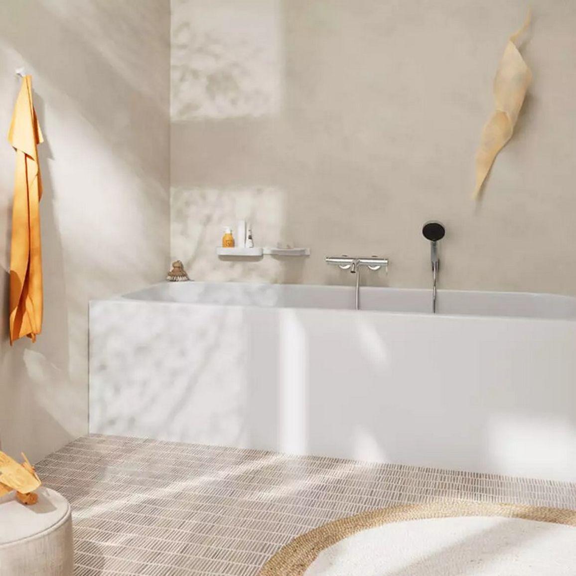 Змішувач Tecturis S для ванни Chrome Hansgrohe (73422000) Змішувач Tecturis S для ванни Chrome Hansgrohe (73422000)