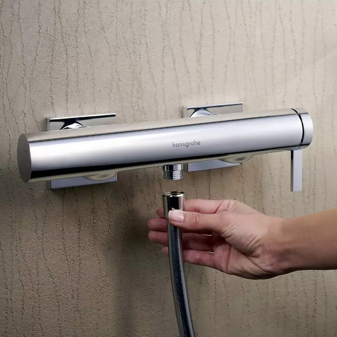Смеситель Tecturis E для душа Chrome Hansgrohe (73620000) Смеситель Tecturis E для душа Chrome Hansgrohe (73620000)